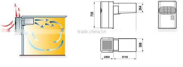 Wall mounted monoblock compressor unit
