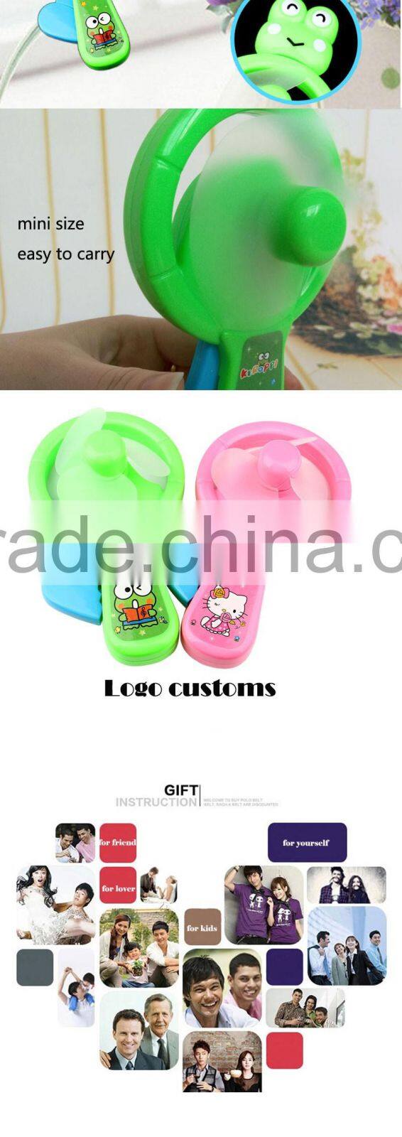 Promotion cheap plastic small powerful toy fan for sale