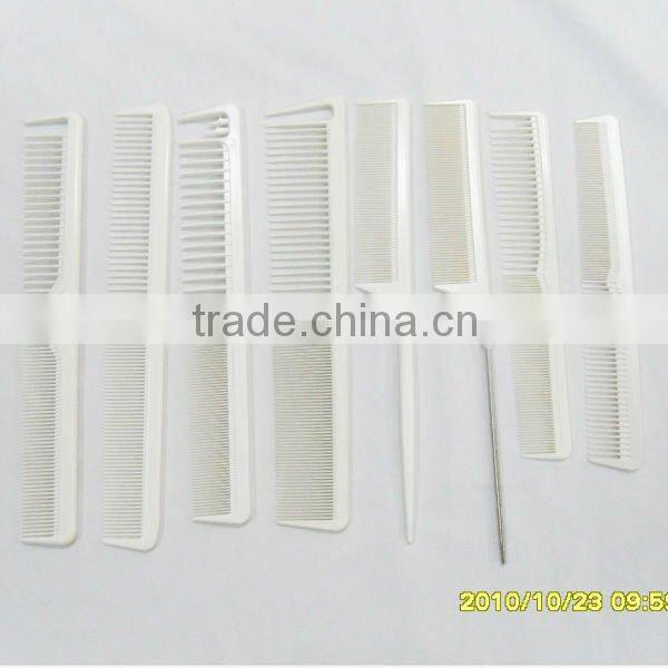 Plastic hot hair comb plastic pink tony and guy combs