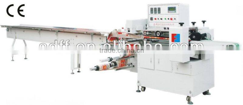 PLC control fresh vegetables wrapping machine