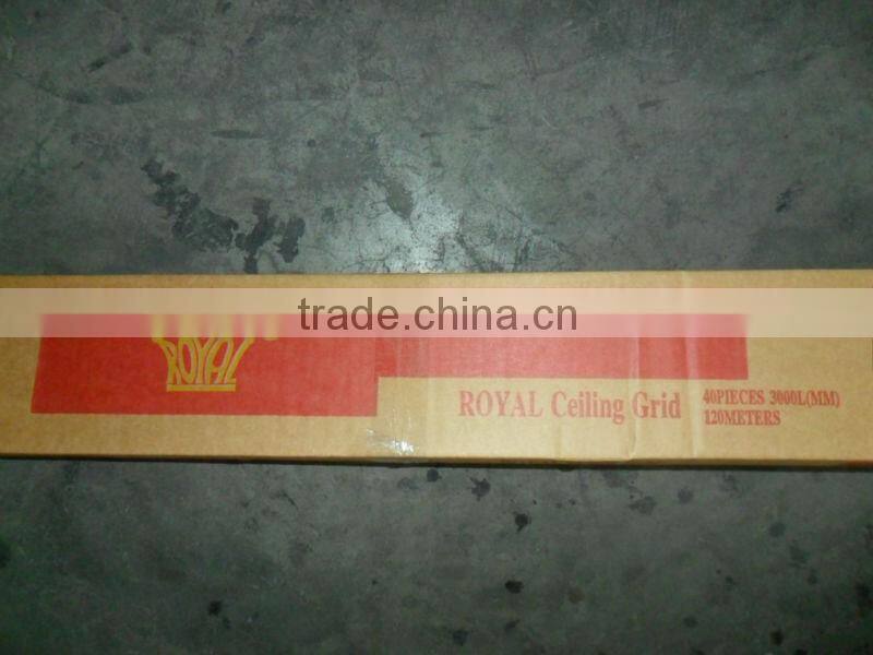 galvanized ceiling grids (Royal-3 lock)