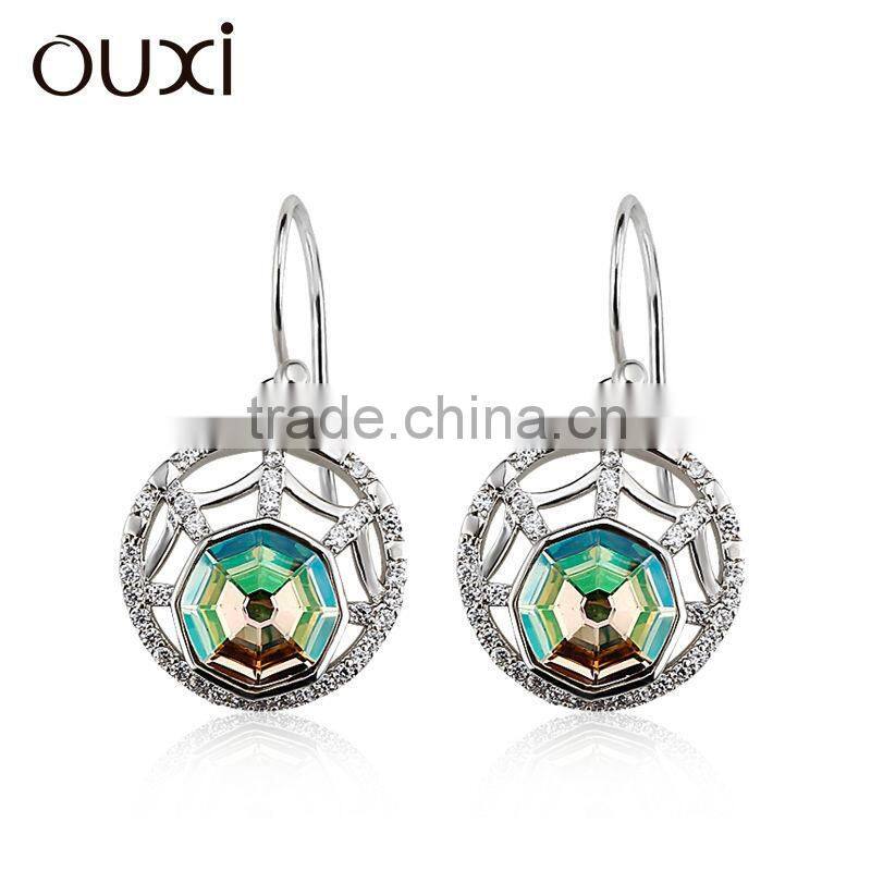 2015 Wholesales big 925 earring stud Made With Crystal Y20145