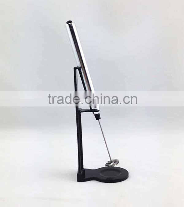 Aluminium Alloy Milk Frother With Stand