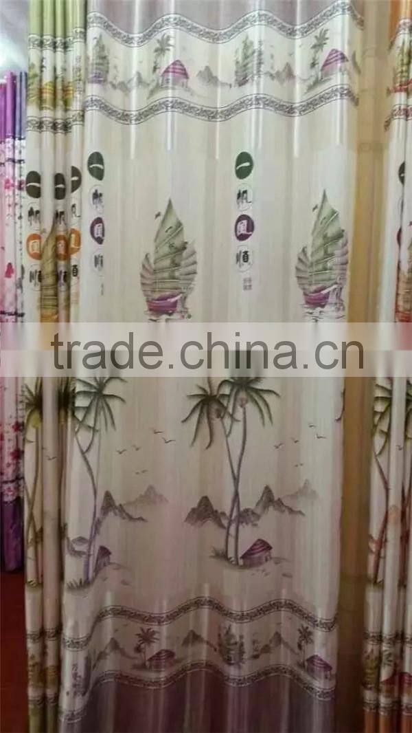 2.80-3.20m Width wholesalers china print fabrics blackout curtains