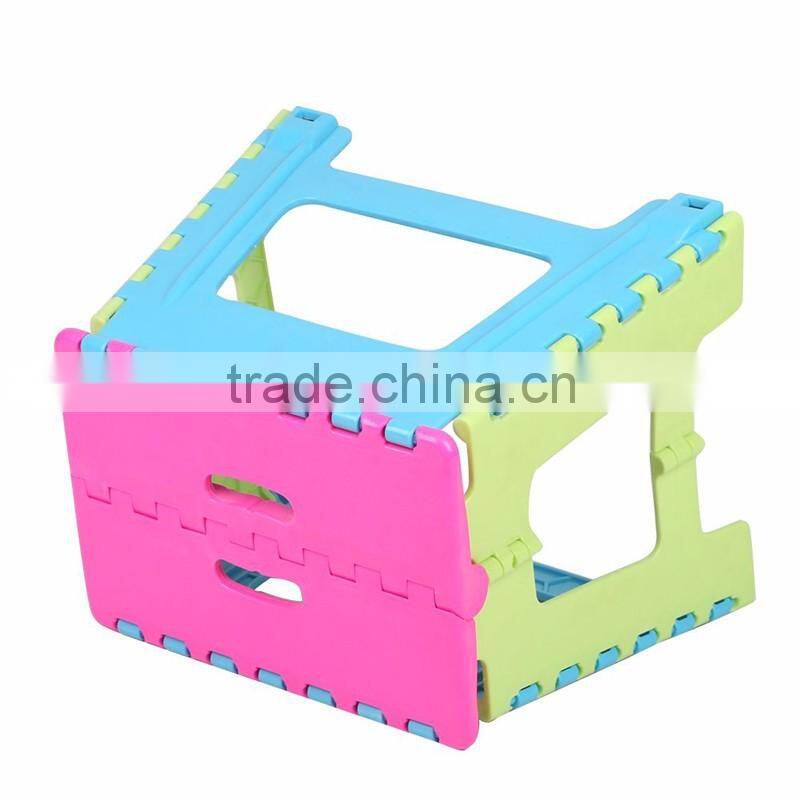 Fashionable puzzle stool plastic folding fishing foot step stool