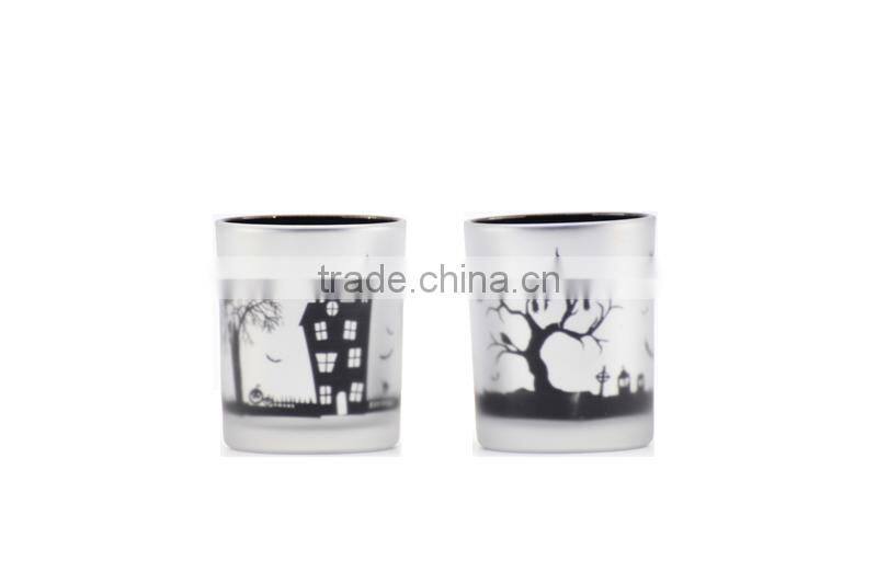 modern home decor glass candle containers