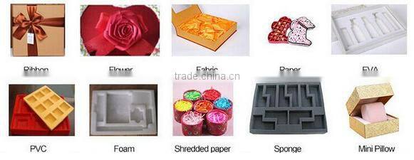 Hand made drawer type white box packaging flower
