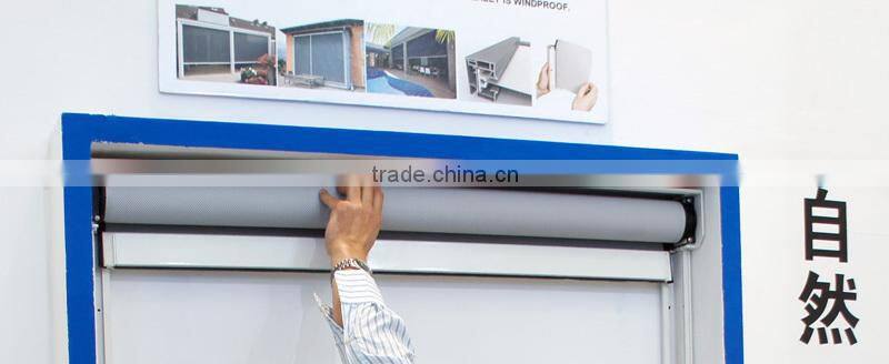 europe style windproof and waterproof outdoor motorized roller blinds