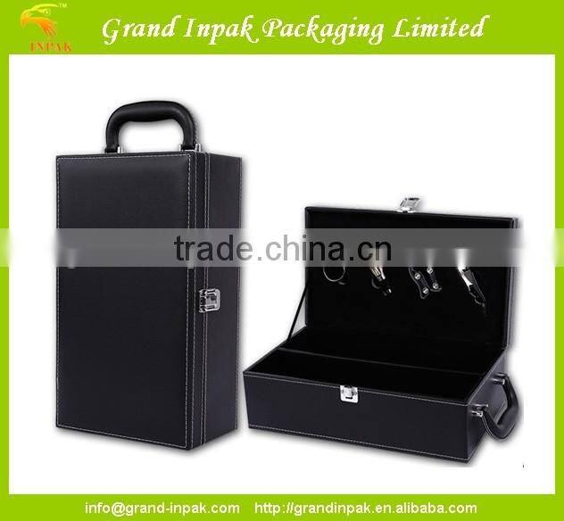 Luxury Wooden Wine Gift Packaging Box With Window