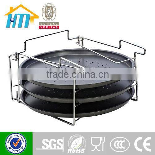 innovative 3pcs pizza pan set