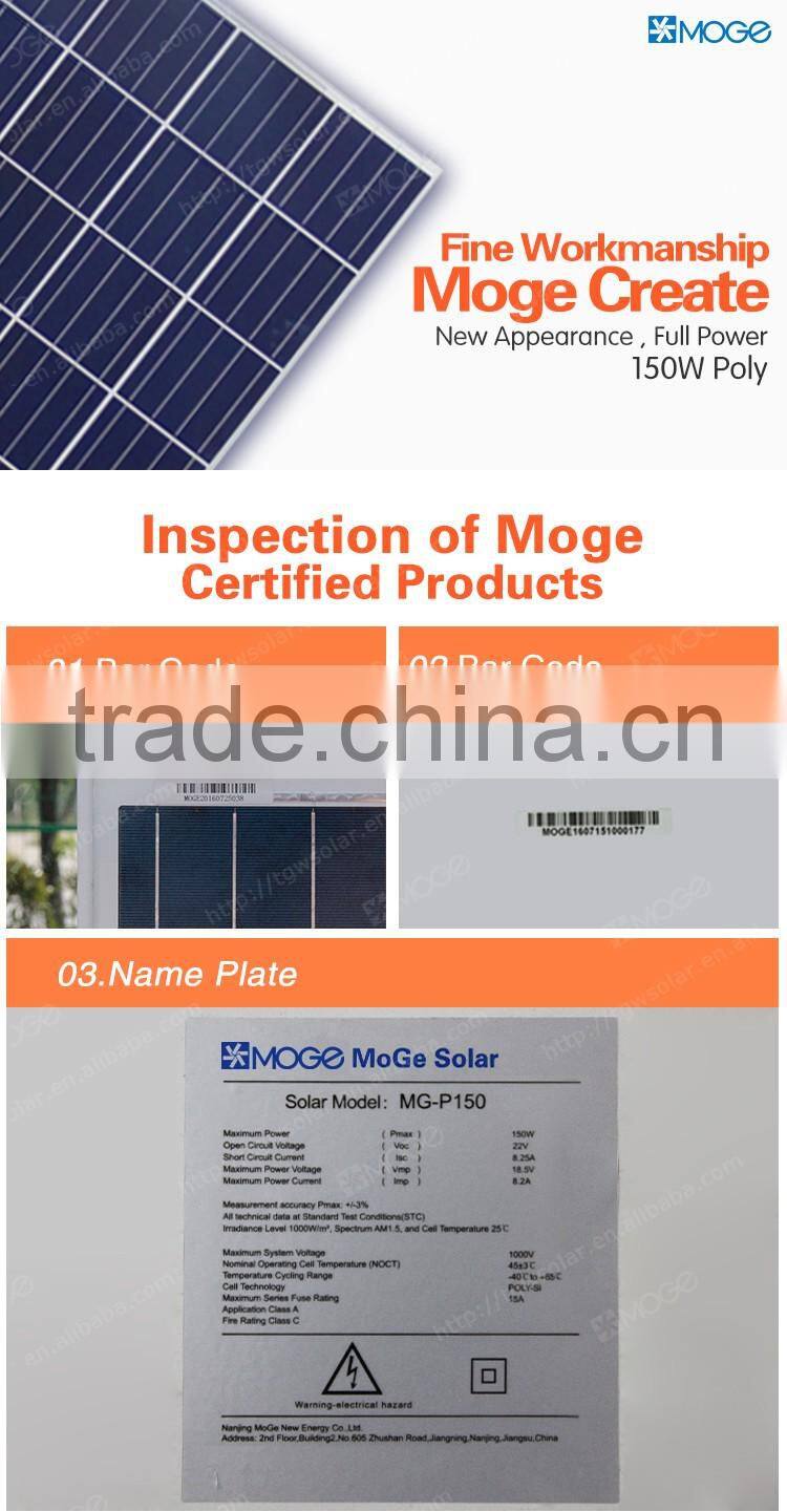 Moge solar panels 150w in pakistan karachi