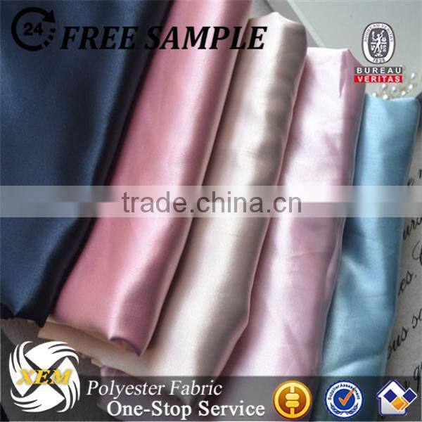 polyester satin fabric bright satin