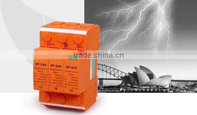 3Poles Lightning Adapter SPD Power Surge Protectors (SP-S40)