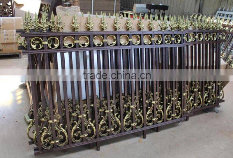 2016 Modern design powder coated cheap fence of aluminum