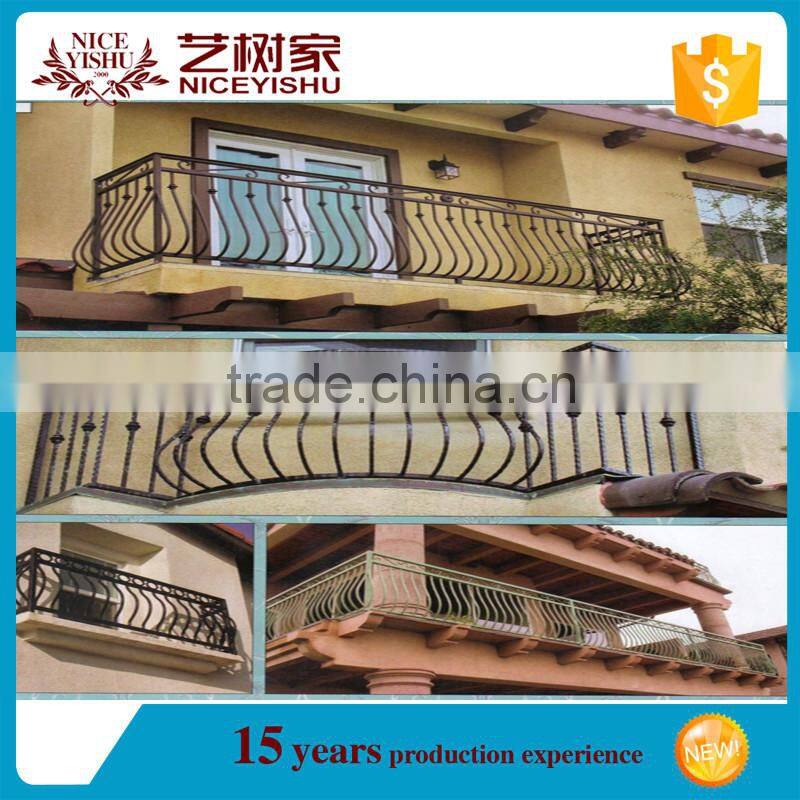 modern forged iron balcony railing designs