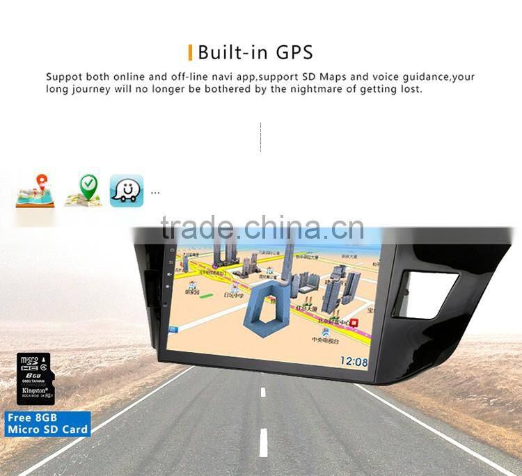 10.2 inch High Definition Digital Capacitive Screen car radio dvd with GPS mirror