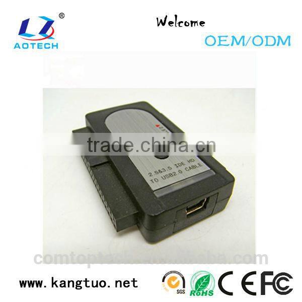 Wholesales USB2.0 to 2.5''/3.5'' IDE usb slim sata adapter