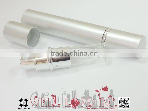 Shinning Silver high quality dual head plastic spray bottle