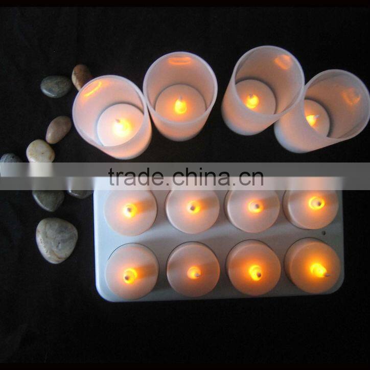 8pcs Rechargeable LED Candle holder