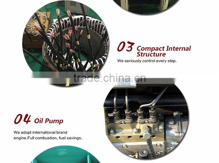 Durable 180kw SD227 diesel jenerator set, 225kva generator electric power engine by Shendong