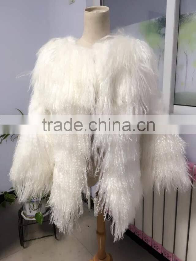 fashion tibet lamb fur coat for women TC01