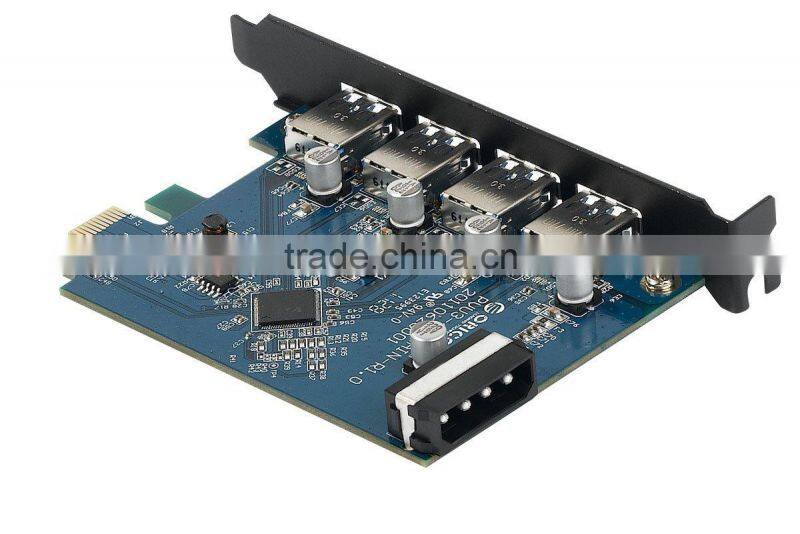 4ports USB3.0 express card, PCI-E express card,4 port usb express card