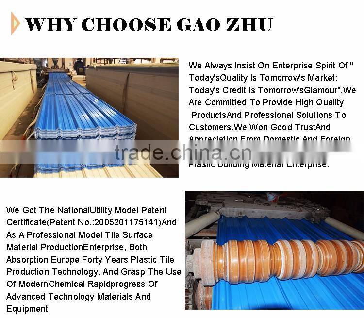2016 new products long service life building materials cheap roof tiles prices PVC online shopping india