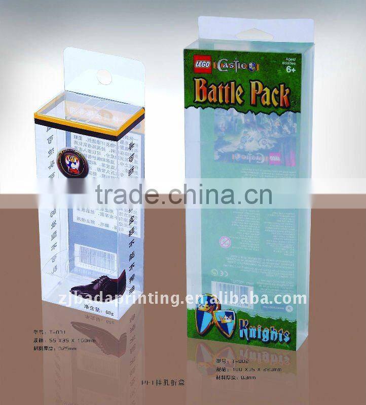 High quality Clear Plastic PP box of silk screen printing