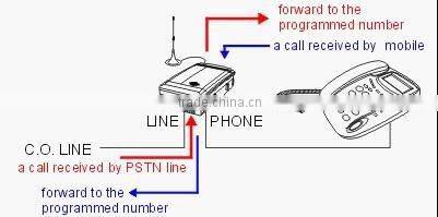 PSTN GSM FCT with LCR