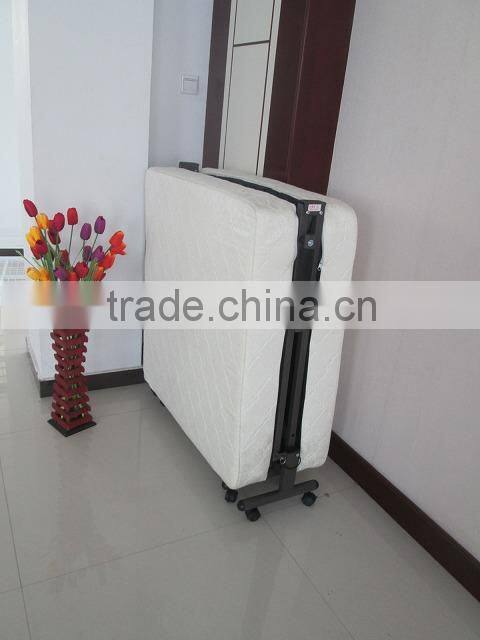 Adjustable backup electirc folding bed