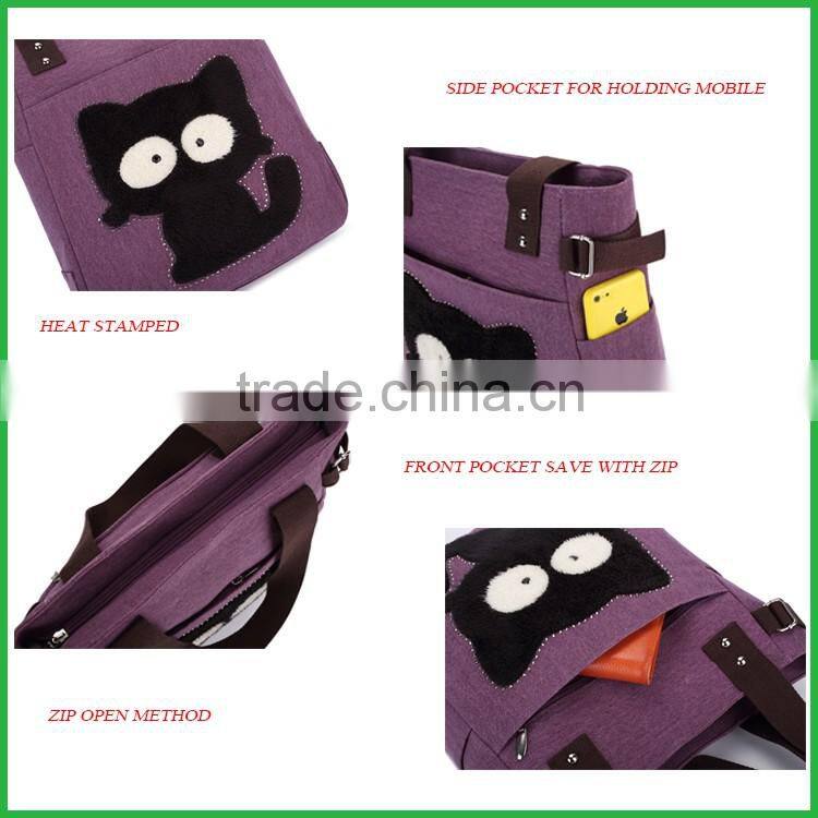 High Quality Wholesale Shoulder Canvas Hand Bag Woman Bag