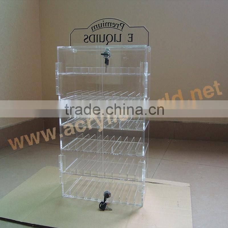 2-Level custom acrylic e-tobacco display