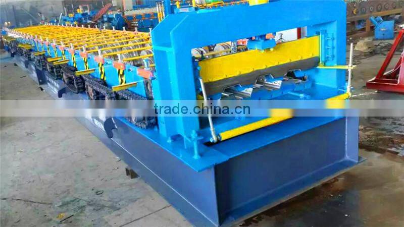 Dixin Decking floor production roll forming line /high quality deck floor machine