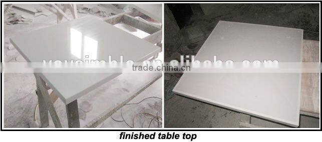 solid surface dining table / black dining table marble / table design in restaurant
