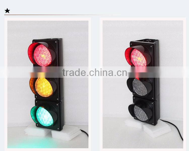 New design high brightness Epistar LED 100mm PC mini traffic lights