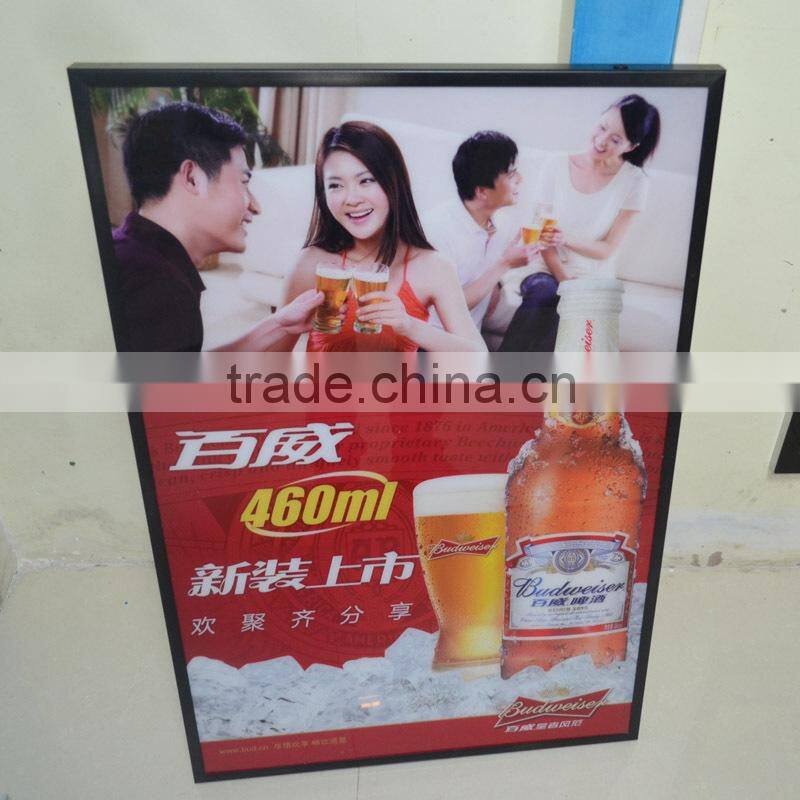 EL replacement Aluminium flashing led animated light box