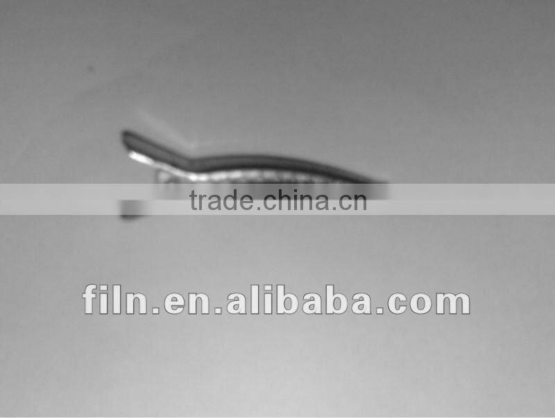 small copper crocodile clamp for hair 35mm
