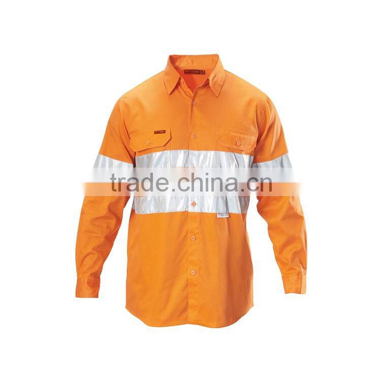 Wholesale Unique Design Bulk Brand Custom High Visibility Long Sleeve Shirts