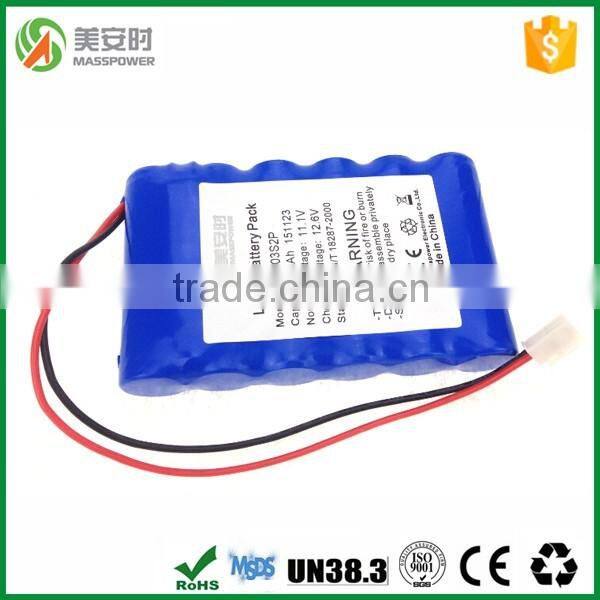High Quality rechargeable lithium ion battery 12V dc motor 4000mAh