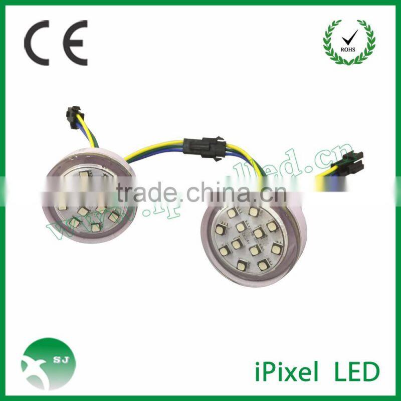 fairground led lamp 38mm 12leds rgb led lights amusement led light