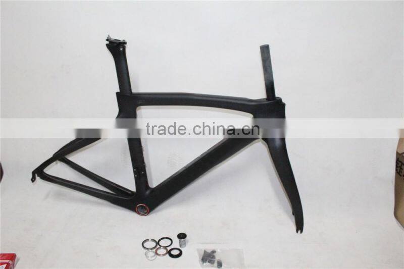 Full Carbon Fiber 700C Road Frameset +seatpost +headset+carbon fork