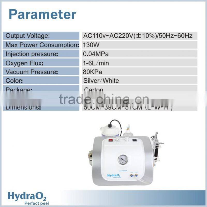 spa 8.0 oxygen inject machine /medical microdermabrasion machine