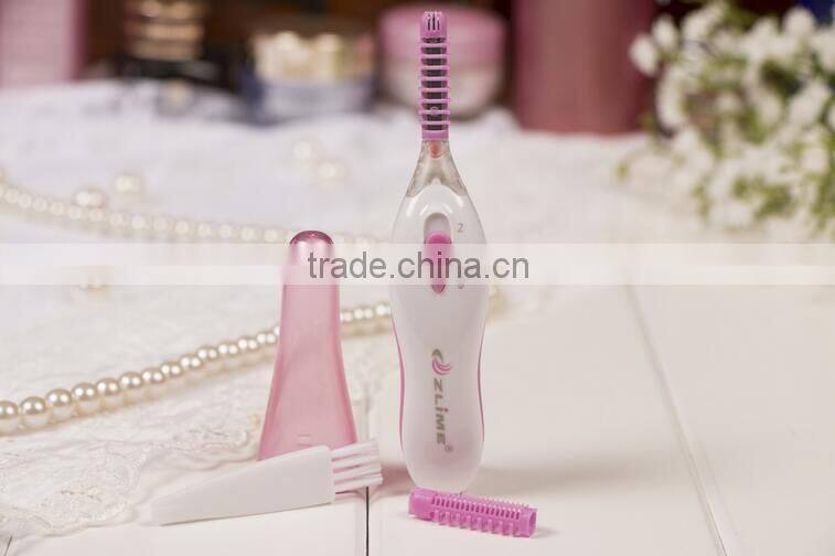 Factory wholesale eyelash curler with replabeable comb design