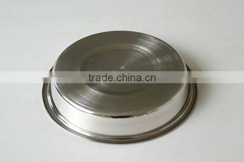 2016 pet mental design small bowl, removable dog bowl hotsale,bone shape bowl