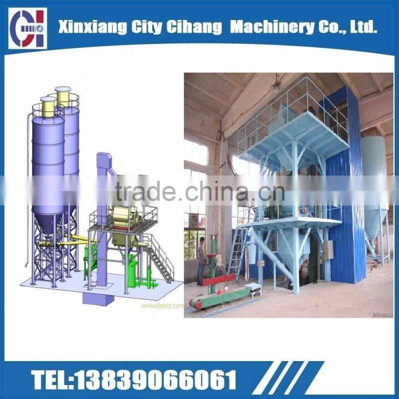 Large output easy operation dry mortar batching plant concrete production line