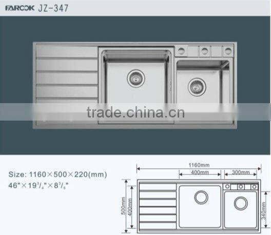 extra deep bowl iran model stainless steel kitchen sink
