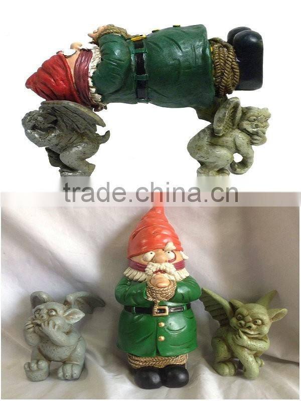 Hot Sale Personalized Handmade Color Painted Decorative Resin Garden Gnome