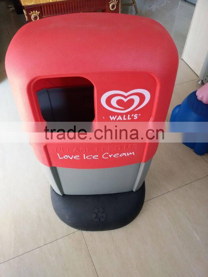 Customize blow molding rubbish skip high quality plastic Wastebins for sale