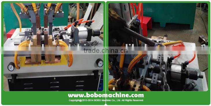 Metal pipe butt welding machine