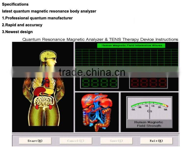 2017 Intelligent Medical new electronic health sub health analyzer detector